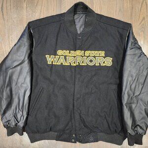 *REVERSIBLE* Golden State Warriors Varsity Jacket